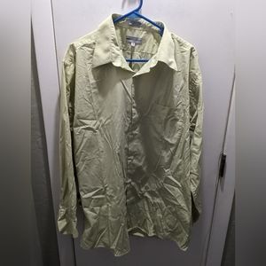 Men's Boca Classics size XL Long sleeve green shirt